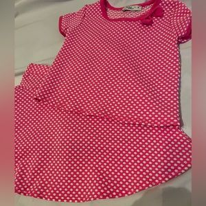 Adorable Pinc Premium Poka Dot Outfit - Size 4T